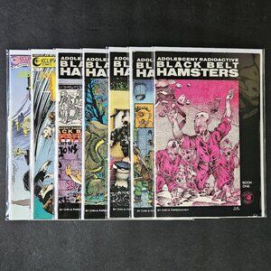 Adolescent Radioactive Black Belt Hamsters Vol. 1 - 7 Book Lot (1986)